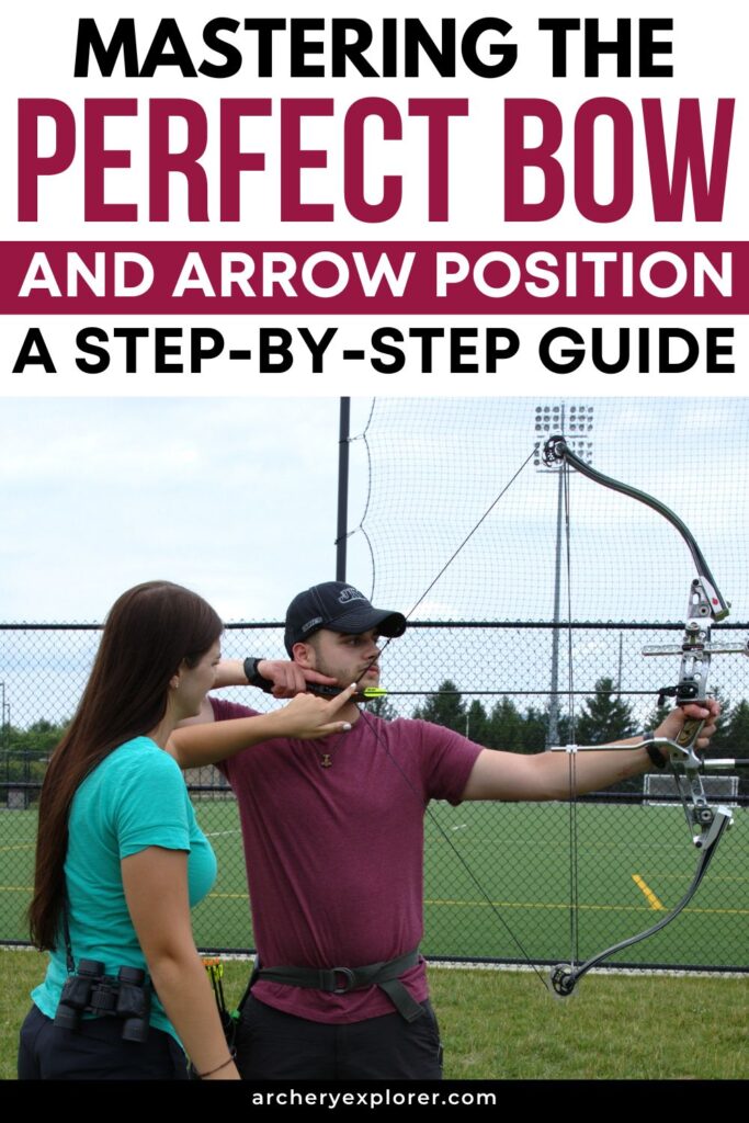 bow and arrow position